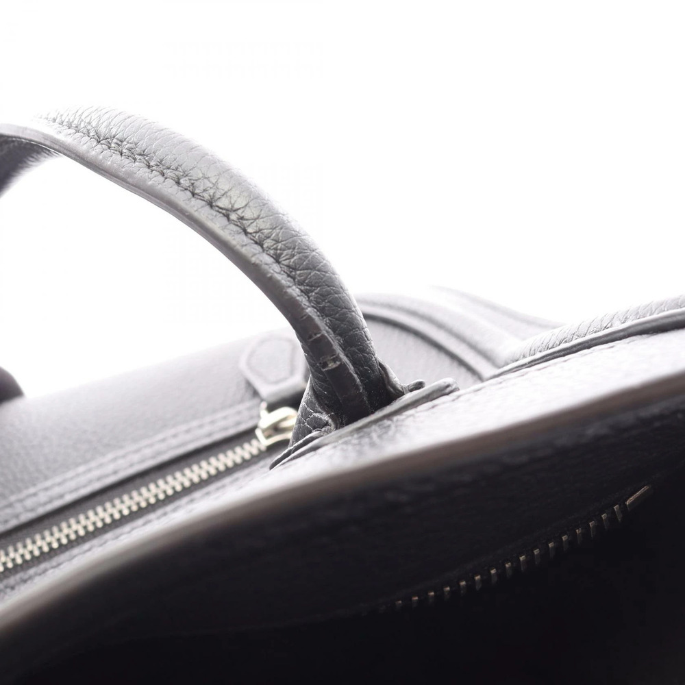 Celine Luggage 2way Shopper Handbag Leather Black - Picture 6 of 9